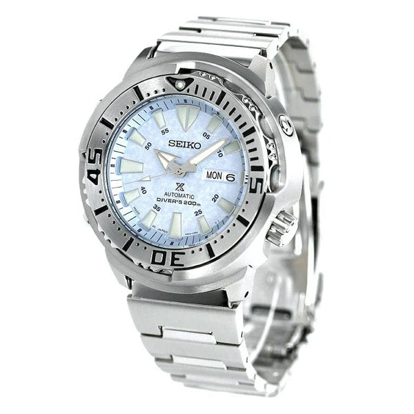 SEIKO Prospex Baby Tuna Monster Diver Scuba SBDY053 200M Ice blue Watch