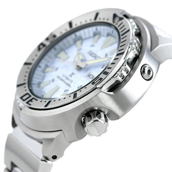 SEIKO Prospex Baby Tuna Monster Diver Scuba SBDY053 200M Ice blue Watch