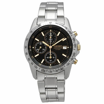SEIKO SPIRIT SBTQ043 Black Quartz Stainless Steel Watch