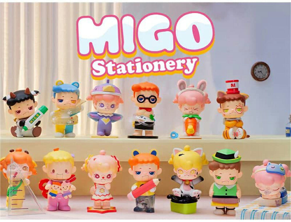 POPMART MIGO Stationery Series Blind Box Figure Collectible Toy