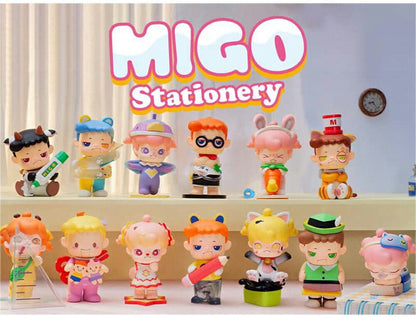 POPMART MIGO Stationery Series Blind Box Figure Collectible Toy