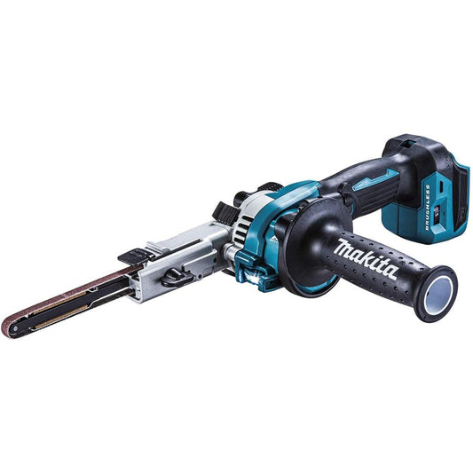 Makita BS180DZ Cordless Belt Sander Body Only with Side Grip 9mm Sanding Belts
