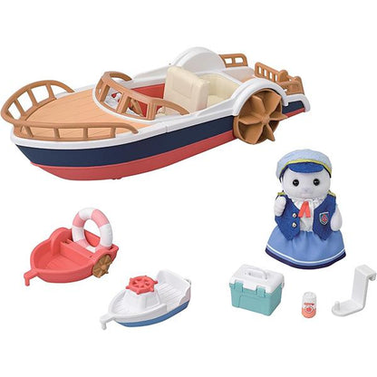 Sylvanian Families Seal Captain’s Exciting Boat Set