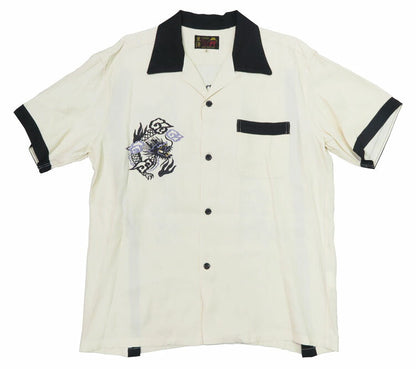 Tailor Toyo TT39303 Short Sleeve Embroidered Bowling Shirt
