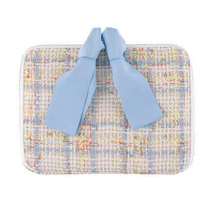 Hobonichi Techo 2026 Large Drawer Pouch – Iwate Homespun Sherbet Tweed