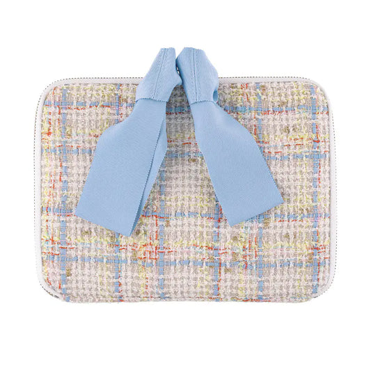 Hobonichi Techo 2026 Large Drawer Pouch – Iwate Homespun Sherbet Tweed