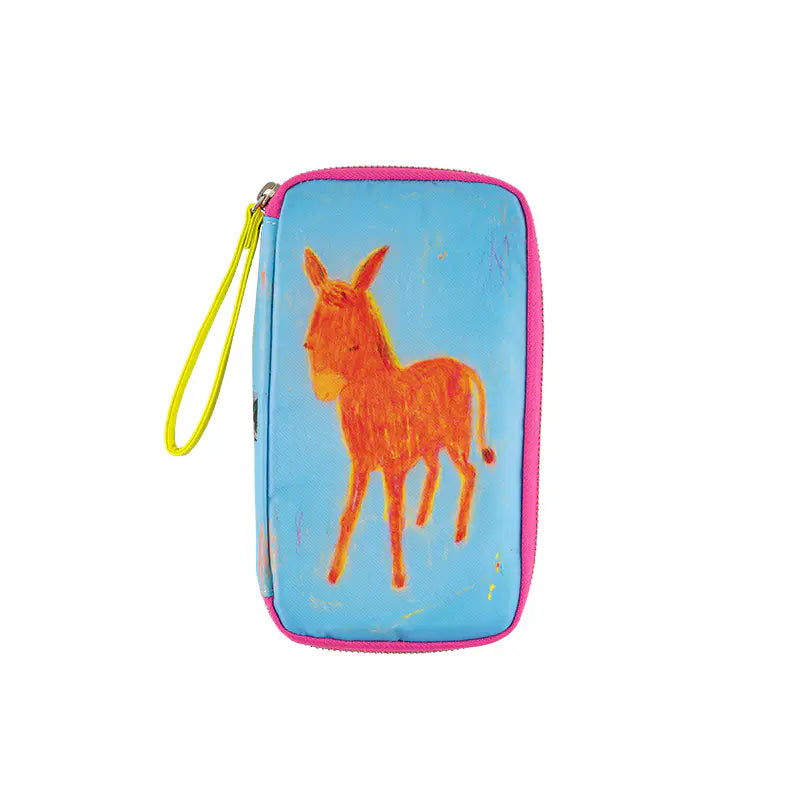 Hobonichi Techo 2026 Small Drawer Pouch Ryoji Arai Donkey Illustration Organizer Pouch