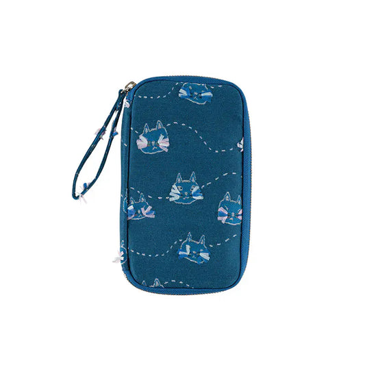 Hobonichi Techo 2026 Cat Pattern Small Drawer Pouch