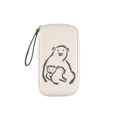 Hobonichi Techo 2026 Small Drawer Pouch – Izumi Shiokawa Polar Bear