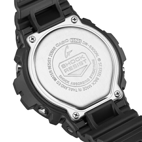 Casio G-Shock DW-6900RL-1JF Black Red Digital Watch – Japan Model