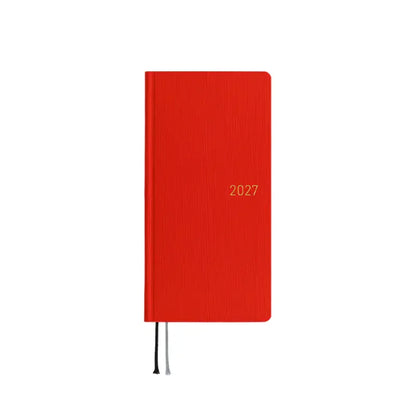 Hobonichi Techo 2027 Weeks Poppy Red Planner