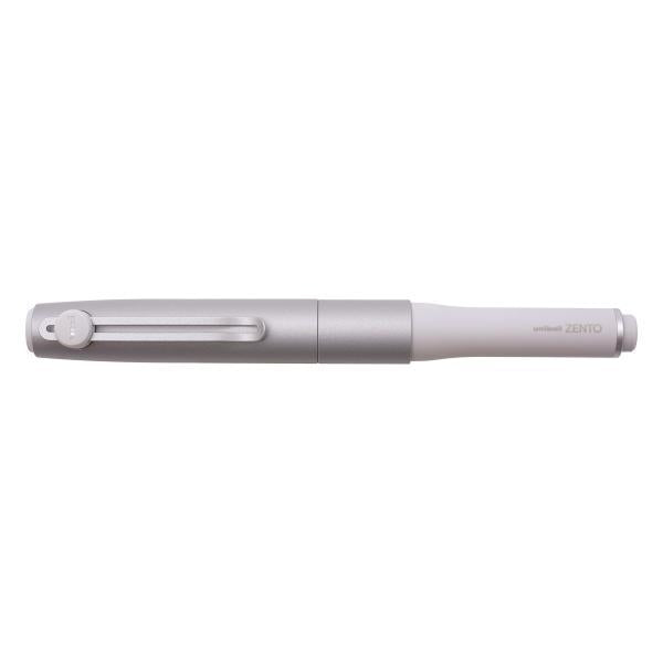 uni-ball ZENTO Signature Silver 0.38mm Metallic Black 0.5mm Rollerball pen