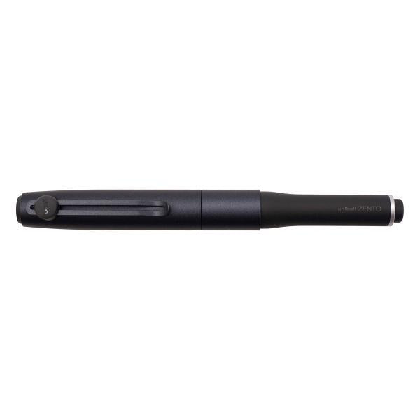 uni-ball ZENTO Signature Silver 0.38mm Metallic Black 0.5mm Rollerball pen