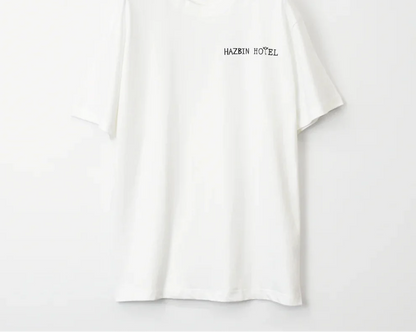 HAZBIN HOTEL Logo T-Shirt White