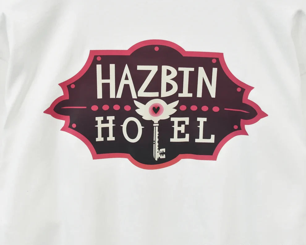 HAZBIN HOTEL Logo T-Shirt White