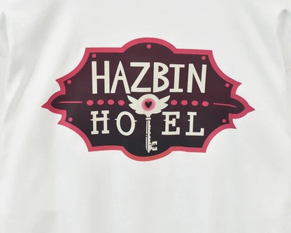 HAZBIN HOTEL Logo T-Shirt White