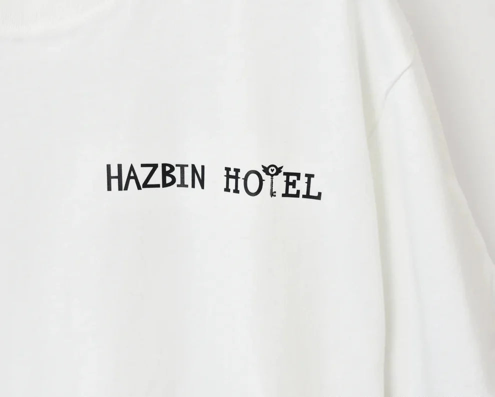 HAZBIN HOTEL Logo T-Shirt White