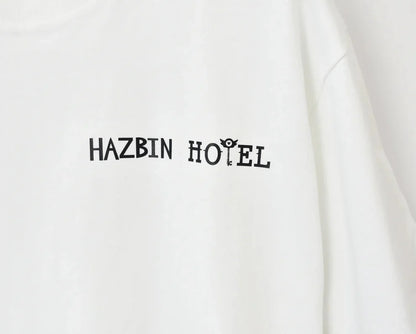 HAZBIN HOTEL Logo T-Shirt White