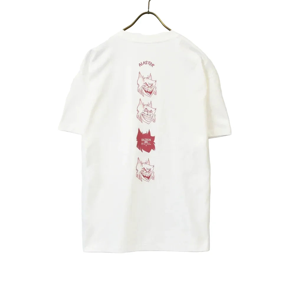 HAZBIN HOTEL Alastor Face 4 Panel T-Shirt