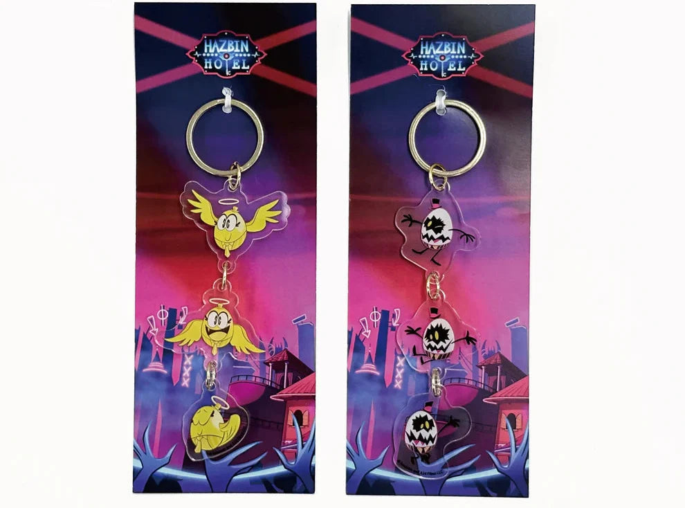 Hazbin Hotel Triple Acrylic Keychain