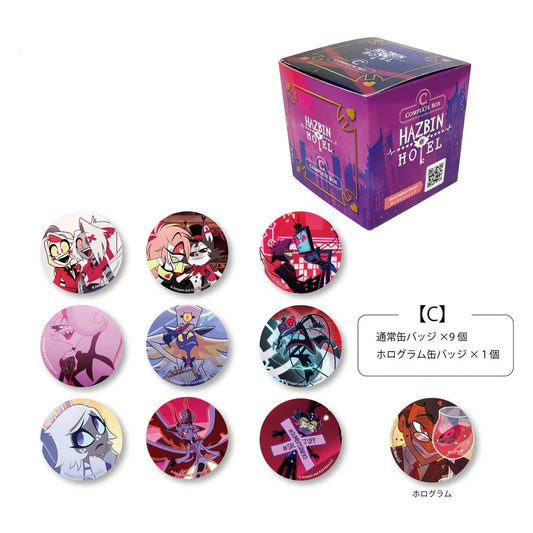 Hazbin Hotel Complete Button Badge Box Set