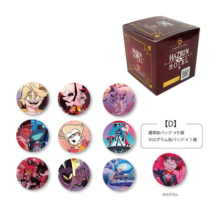 Hazbin Hotel Complete Button Badge Box Set