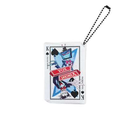 Hazbin Hotel Vox Playing Card Acrylic Stand & Keychain