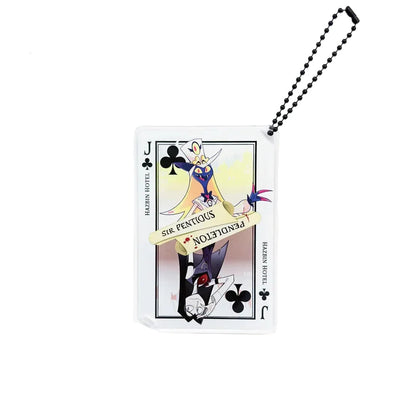 Hazbin Hotel Sir Pentious Playing Card Acrylic Stand & Keychain