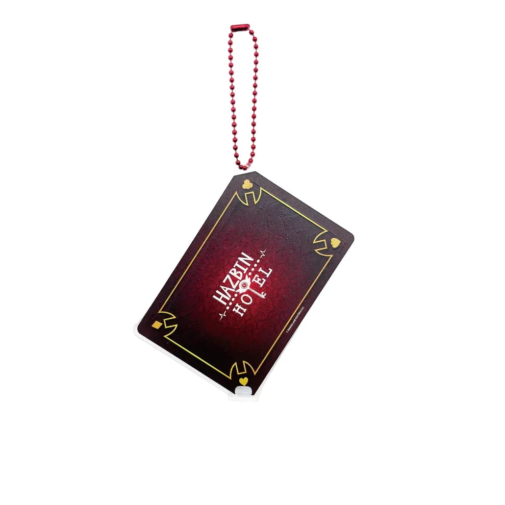 Hazbin Hotel Charlie Playing Card Acrylic Stand & Keychain
