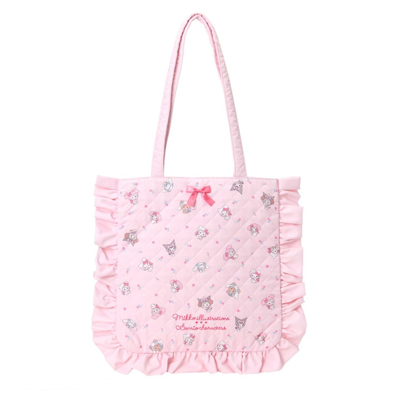mikko Illustrations × Sanrio Characters Frill Tote Bag