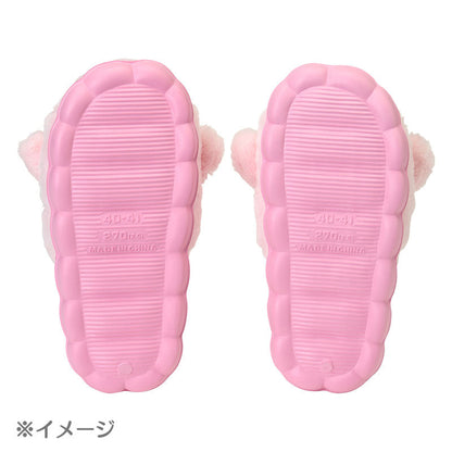Sanrio My Melody Face Plush Slippers – Adult Size