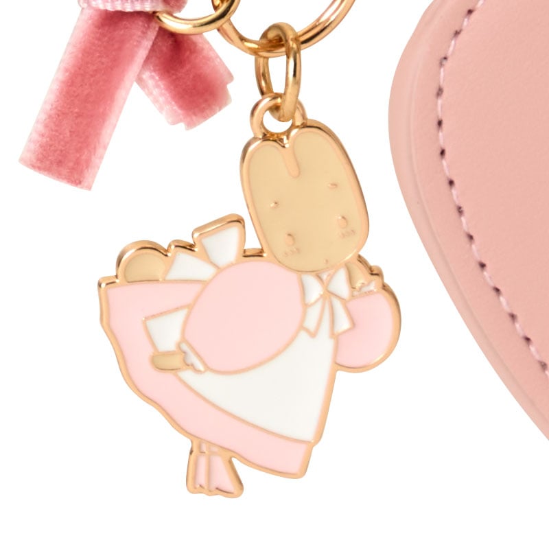 Sanrio Marron Cream Heart Charm Keychain
