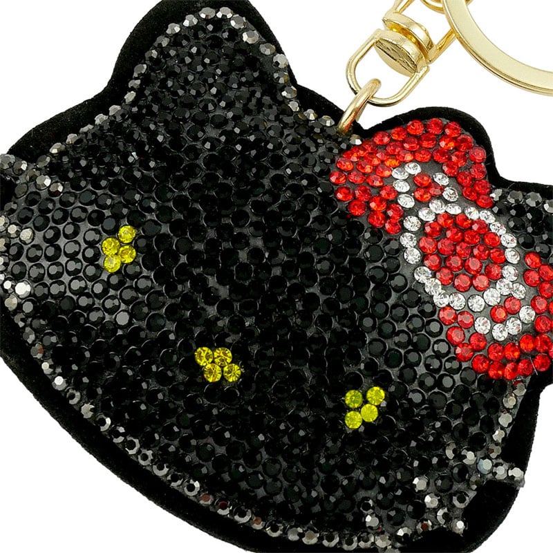 Sanrio Hello Kitty Rhinestone Charm Keychain
