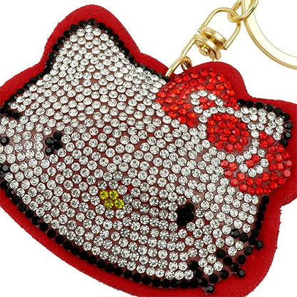Sanrio Hello Kitty Rhinestone Charm Keychain