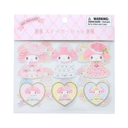 Sanrio Lady My Melody Sticker Set