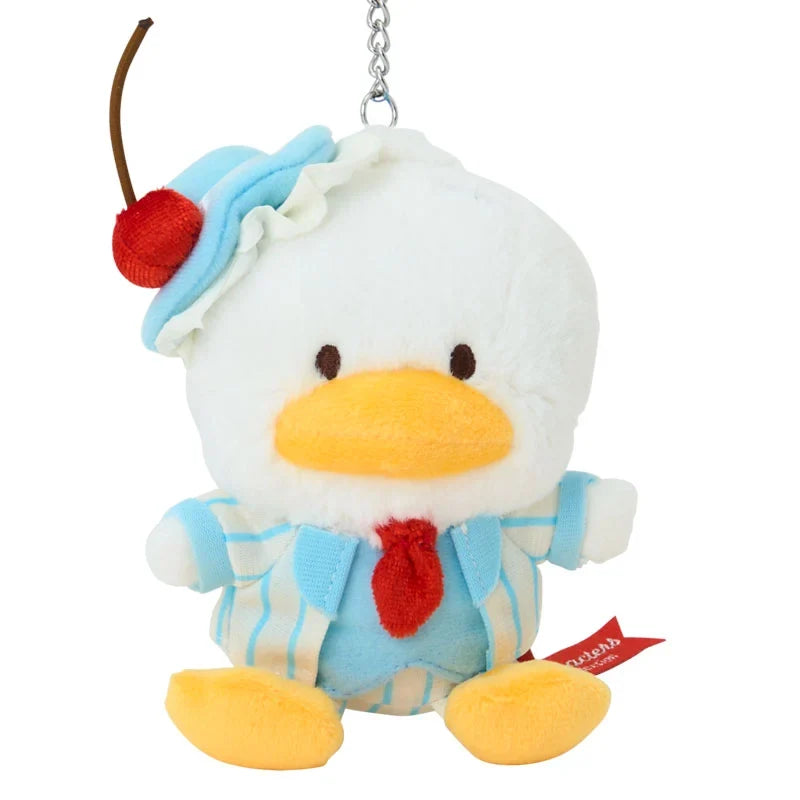 Sanrio Ahiru no Pekkle Sweet Cake Collection Mascot Holder Plush Keychain