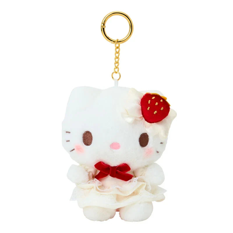 Sanrio Hello Kitty Sweet Cake Collection Mascot Holder Plush Keychain