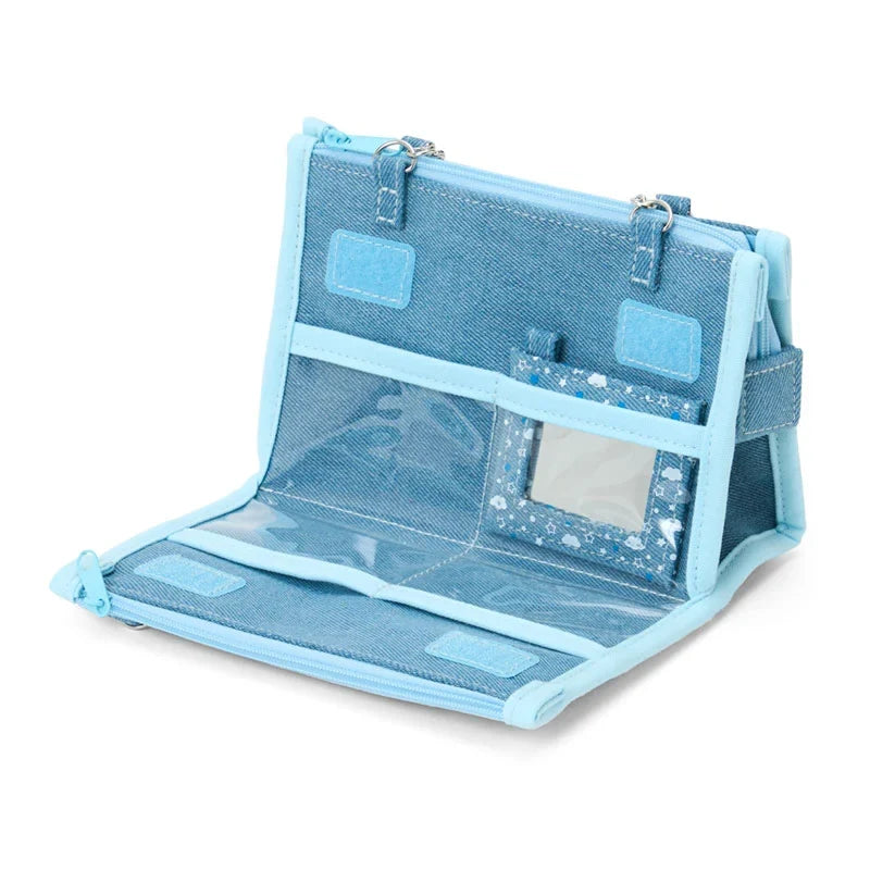 Sanrio Cinnamoroll Denim Pouch with Chain Handle