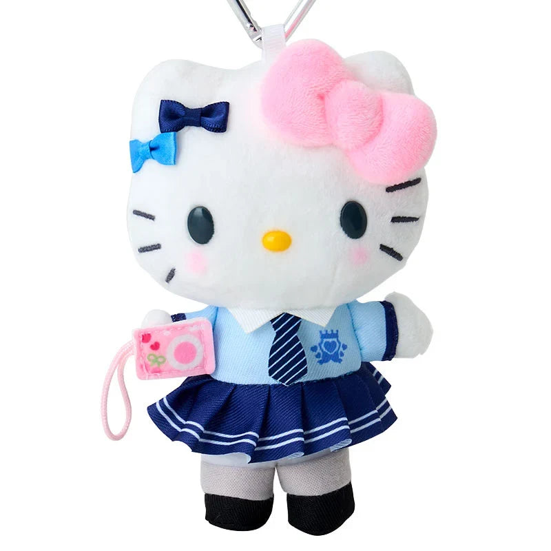 Sanrio School Sparkling Trip Plush Keychain - Hello Kitty
